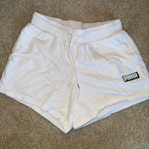 Puma Classic White Shorts